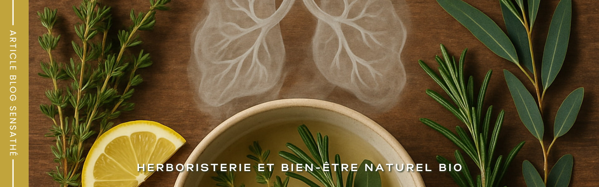 Inhalation expectorante recette maison | Herboristerie Sensathé